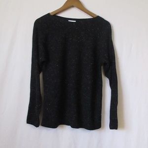 J. Jill Black Speckled Sweater Small